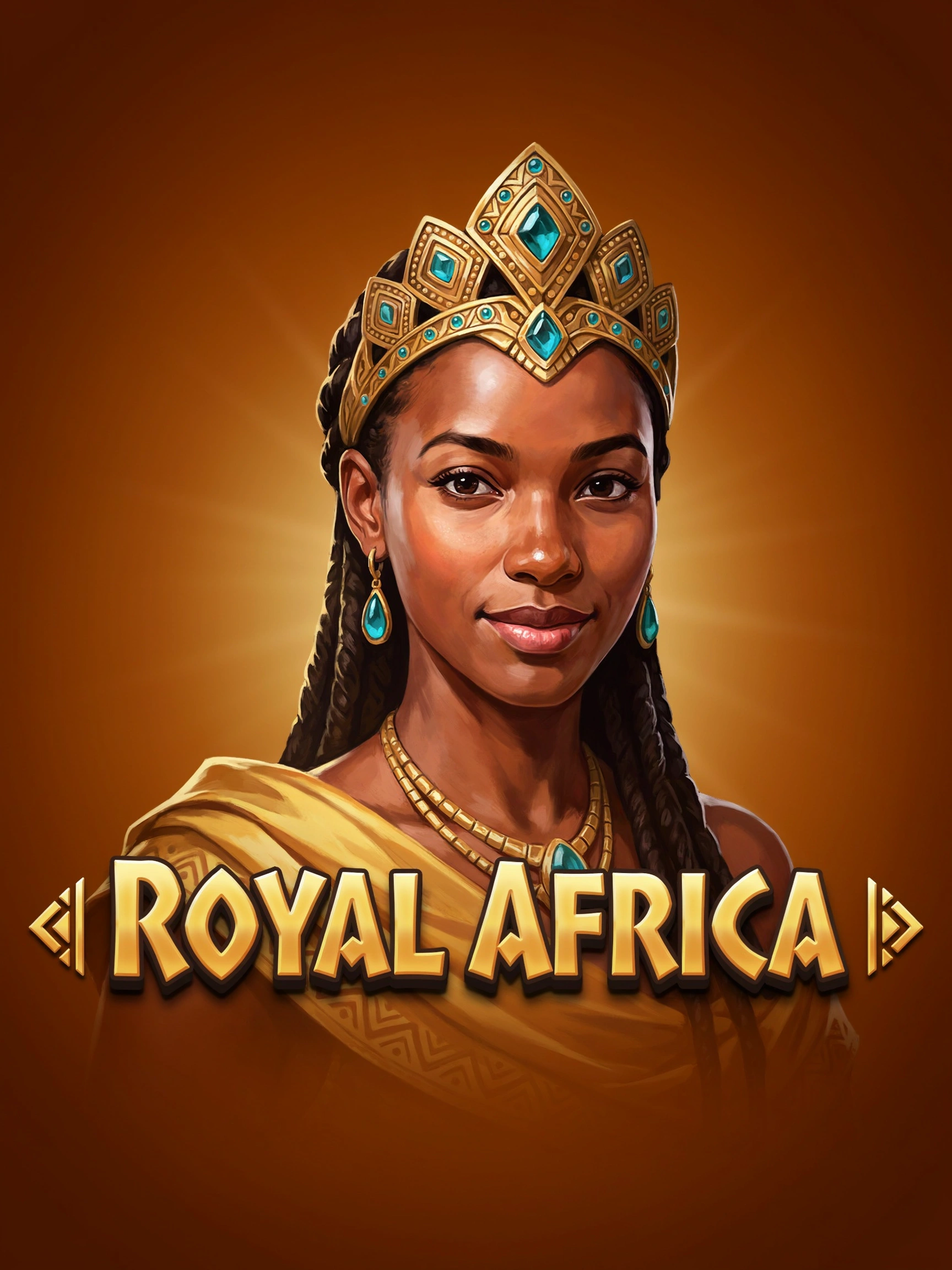 Royal Africa pokie title screen